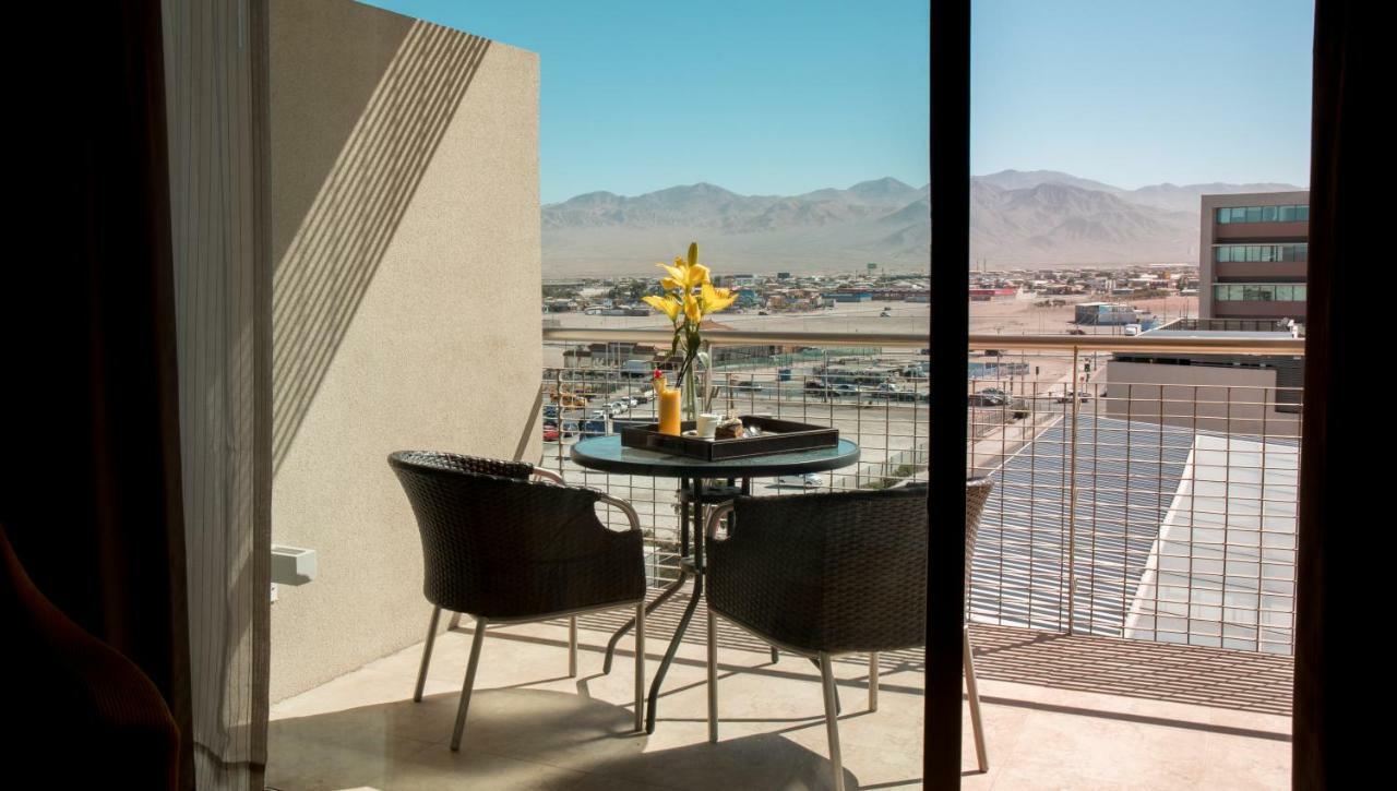 Mds Hotel Calama Bagian luar foto A view from a private balcony